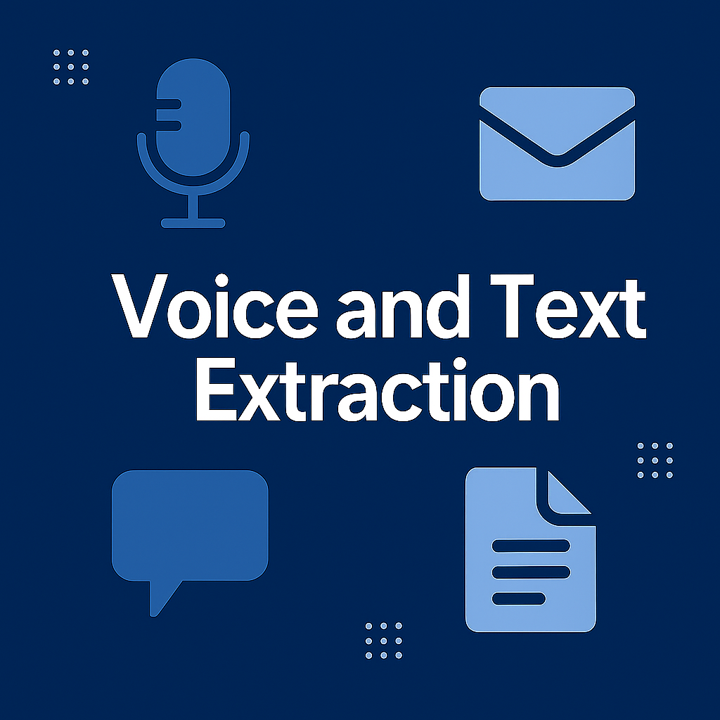 Voice and Text Extraction